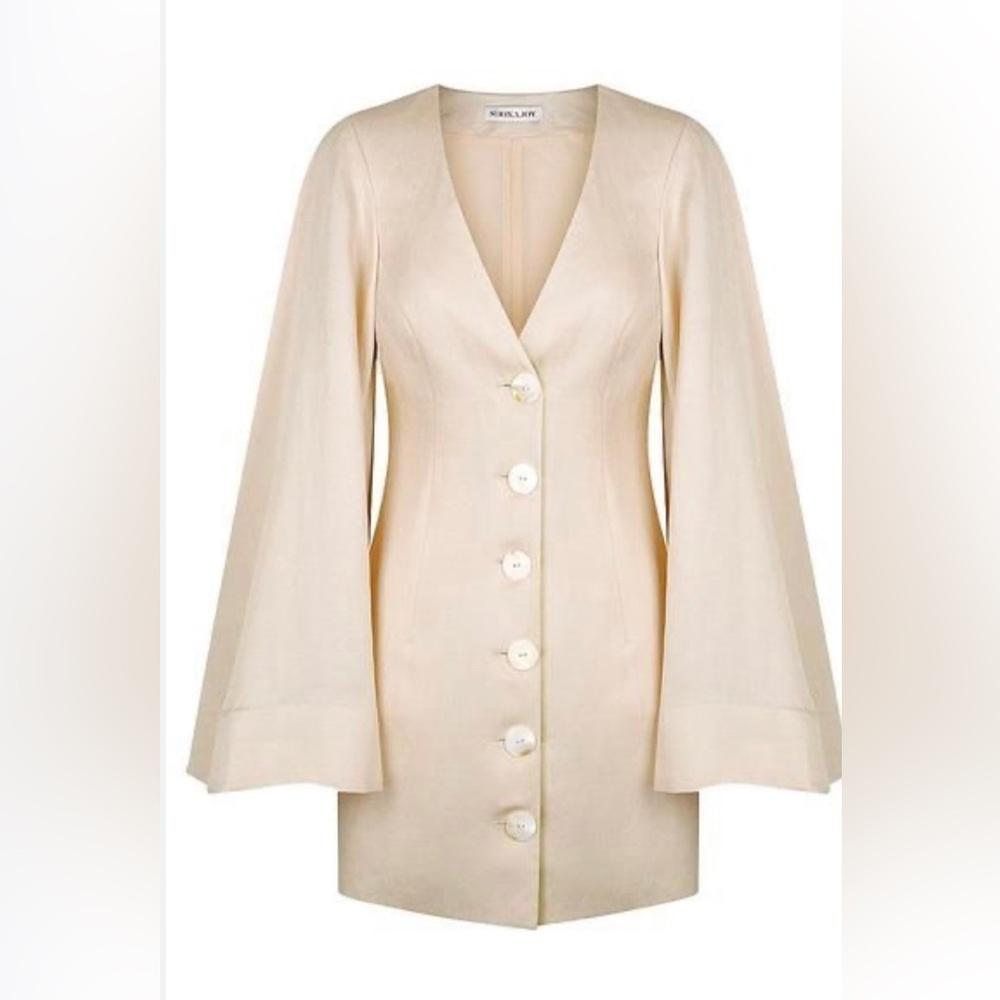 Shona Joy Circle Sleeve Mini Dress